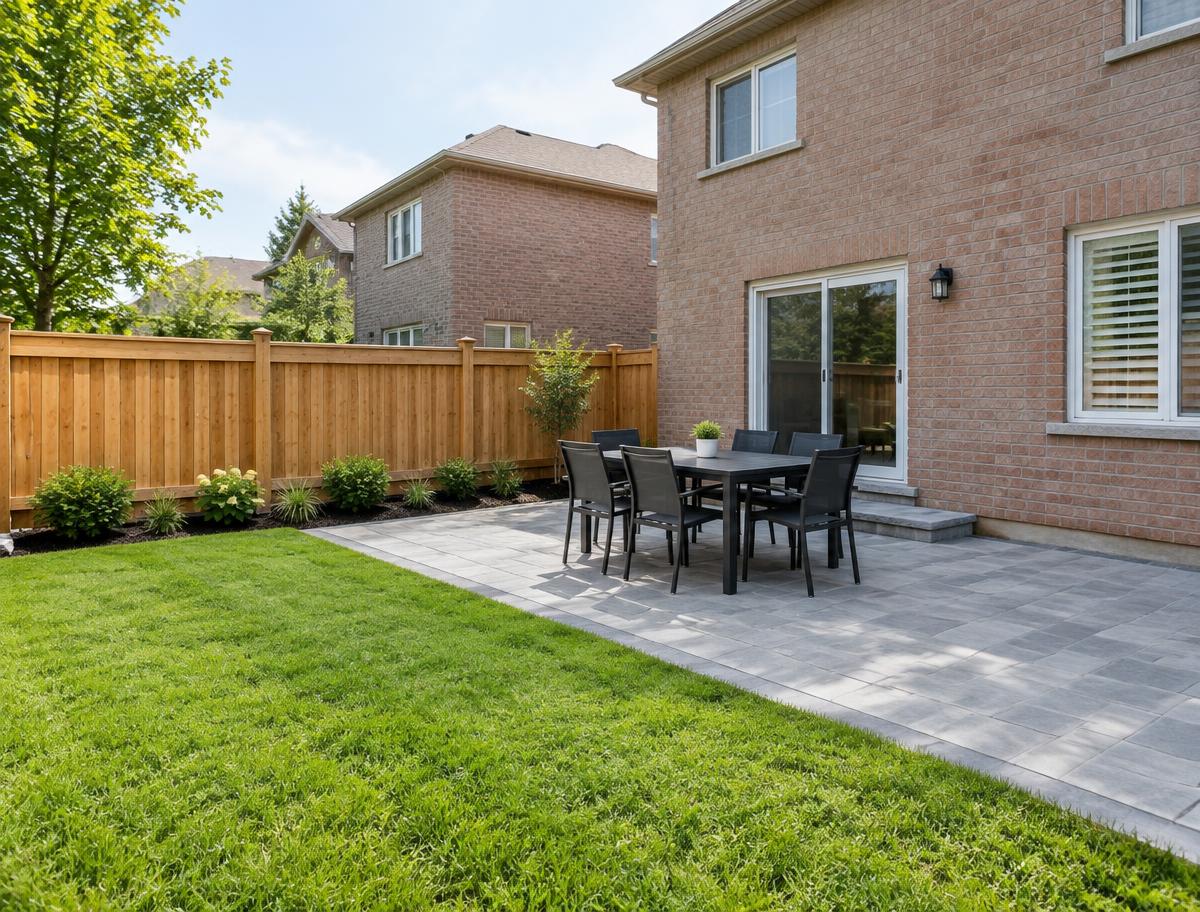 Illustrative backyard improvements