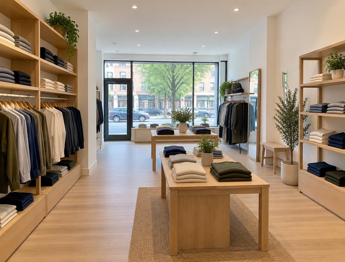 Illustrative finished commercial interior